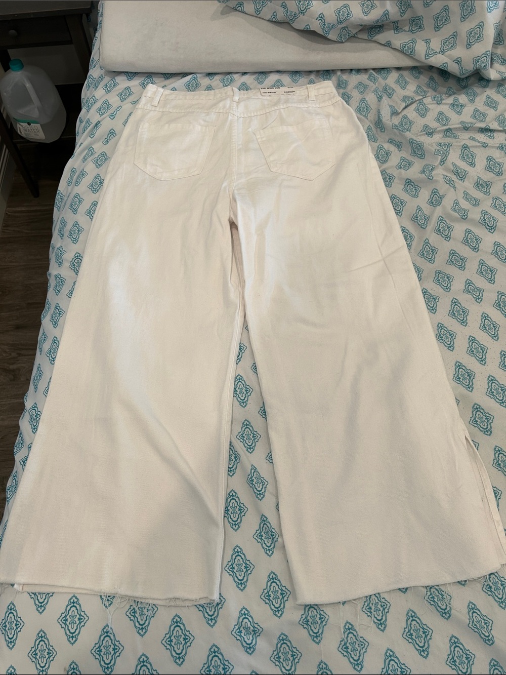 Kensie White High-Rise Wide Leg Jeans NWT - Picture 4 of 12
